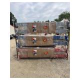10000 LB Two Post Lift ... You are bidding on the bottom red unit