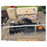 Unused LandHonor Skid Steer Loader Auger Drives ... you are bidding on two rods & one driver
