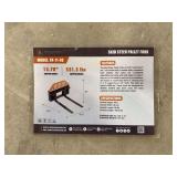 2026 Unused Skid Steer Pallet Fork ... you are bidding on two forks, one black and orange frame and bolts