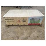 SDLANCH 13 x 10 Foot Galvanized Metal Livestock Shed ... SDLGM1310F
