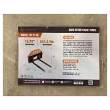 2026 Unused Skid Steer Pallet Fork ... you are bidding on two forks, one black and orange frame and bolts