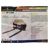 Unused LandHonor Heavy Duty Hydraulic Forks And Frame
