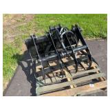 Mini Skid Steer  wooden fork grab