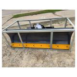 Unused 2026 Skid Steer 6 Way Dozer Blade(with controller) Attachment