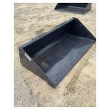 Unused 2026 Skid Steer Track Duty Bucket Attachment 72 inches