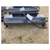 Unused 2026 Skid Steer Hydraulic Rotary Tiller Attachment ... Broken hydraulic line view photos