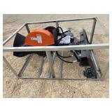 Unused 2026 Skid Steer Stump Grinder(with controller)