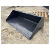 Unused 2026 Skid Steer Track Duty Bucket Attachment 78 inches