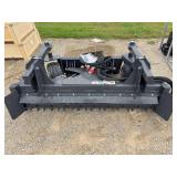 Unused LandHonor Skid Steer Harley Power Rake Attachment 72" Wide