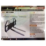 Unused LandHonor Mini Skid Steer Pallet Fork Frame ... you are bidding on one frame & two forks