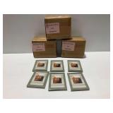 (3) Cases of (6) Each Green Stripe Photo Frames... Use for 3 x 4 in. or 4 x 6 in. photos.