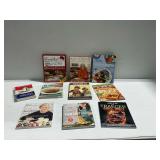 Cookbooks with Various Authors and Titles