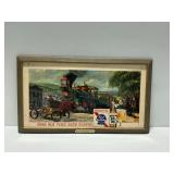 Vintage Pabst Blue Ribbon Framed Print