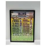 2001 Madison Blues Festival Framed Poster
