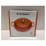 Le Creuset Enameled Cast Iron Braiser with Lid... New in Box