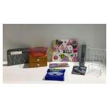 Office Supplies and Desk Organization Lot