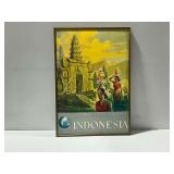 Framed Bali Indonesia Travel Poster
