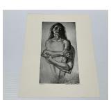 William Verdult 1967 Signed Print of Figure