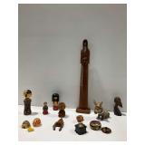 Wooden Figurines and Decor