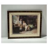 "Feeding Time" Framed Print of Original by Carlton Alfred Smith