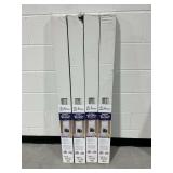 (4) Cordless White Light Filtering Mini Blinds ... 46 x 64 in.