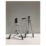 (2) Camera Tripods Including Slik and Focal