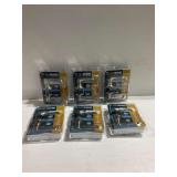 (6) Tru Guard Milano Satin Nickel Privacy Door Lock Sets