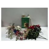 Christmas Decorating Items with Holly Collection Votives and Floral Picks