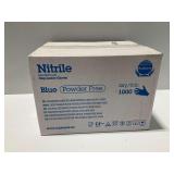 Case of (1000) Blue Size Large Rubberex Nitrile Disposable Gloves