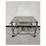 Stainless Steel Rolling Table with Mounting Studs