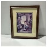 Framed Print "A Present for My Sister" by Phillippe Francois Sauvage