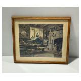 Framed John Pike Print Fritzi and Fred 1956