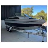 Arrow Glass Fiesta 210 Powerboat with E-Z Loader Trailer (No Title/No Registration)