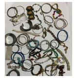 Costume Jewelry Bracelets Assortment
