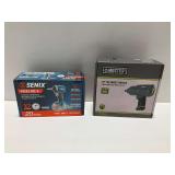 New Power Tools Including Senix Cordless Screwdriver (tool only) and Master Mechanic Air Impact Wrench