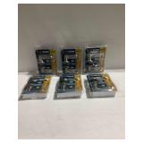 (6) Tru Guard Milano Satin Nickel Bed and Bath Privacy Door Levers