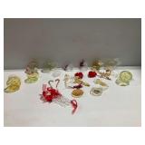 Glass Holiday Ornaments Group