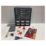 Parts Storage Cabinet with Tools and Hardware
