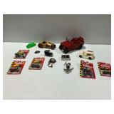 Toy Vehicle Lot with Tonka Diecast and Pressed Steel Models