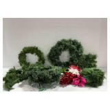 Christmas Wreaths and Floral Stems
