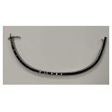 14K White Gold Blue Stone Tennis Bracelet