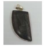 Picasso Stone Pendant in Silver Setting