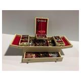 Jewelry Box with Costume Jewelry Assortment