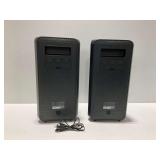 (2) Samsung MX-ST4CB Sound Tower Speakers...power on