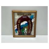 Tequila Herradura Reposado Framed Bar Sign