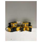(6) Kinedyne Cargo Straps with Black Metal Hooks