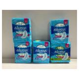 (5) Packages of Always Maxi Sanitary Pads
