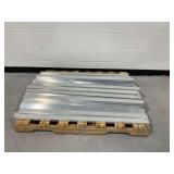40+ Aluminum U-Channel Extrusions on Pallet
