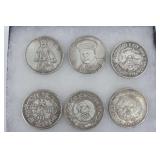 (6) Chinese Coins...about the size of a silver dollar...these coins are not silver
