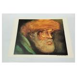 William Verdult Signed Limited Edition Art Print of Bearded Man